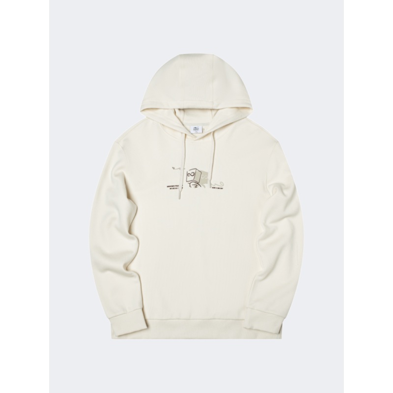 Erke Men Lifestyle Hoody Cheese White