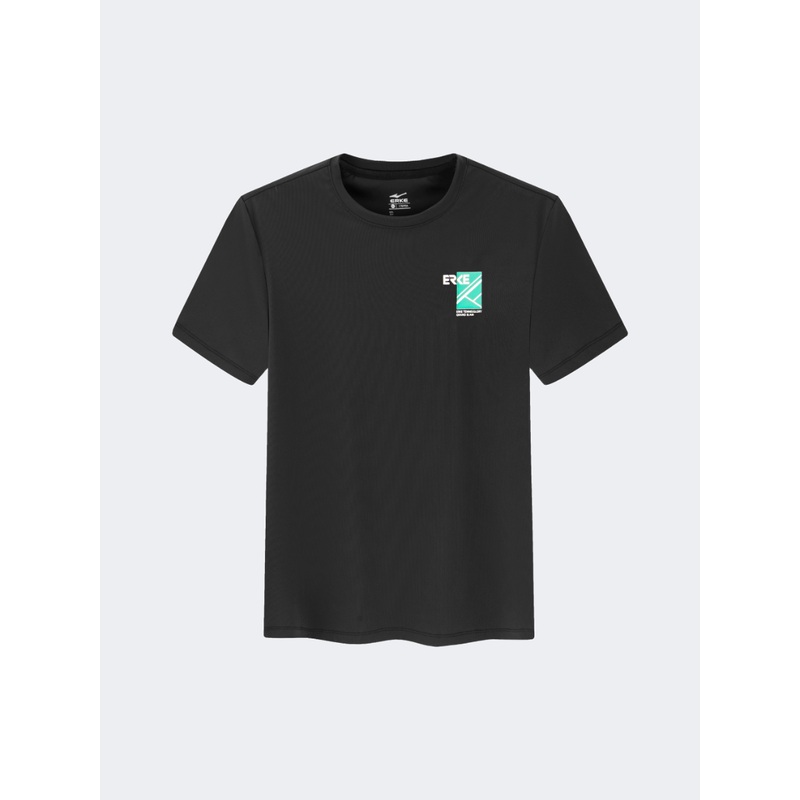 Erke Men Tennis T-Shirt Black