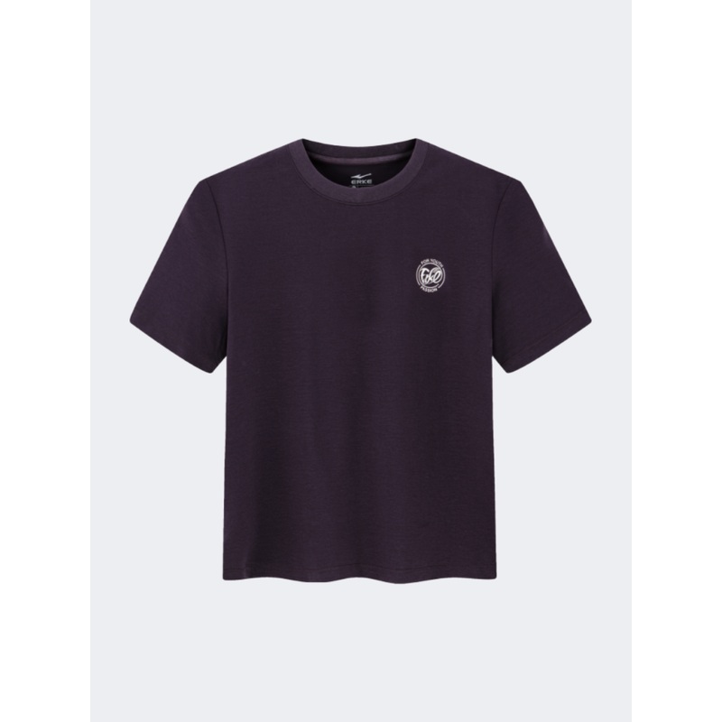 Erke Women Lifestyle T-Shirt Dark Purple
