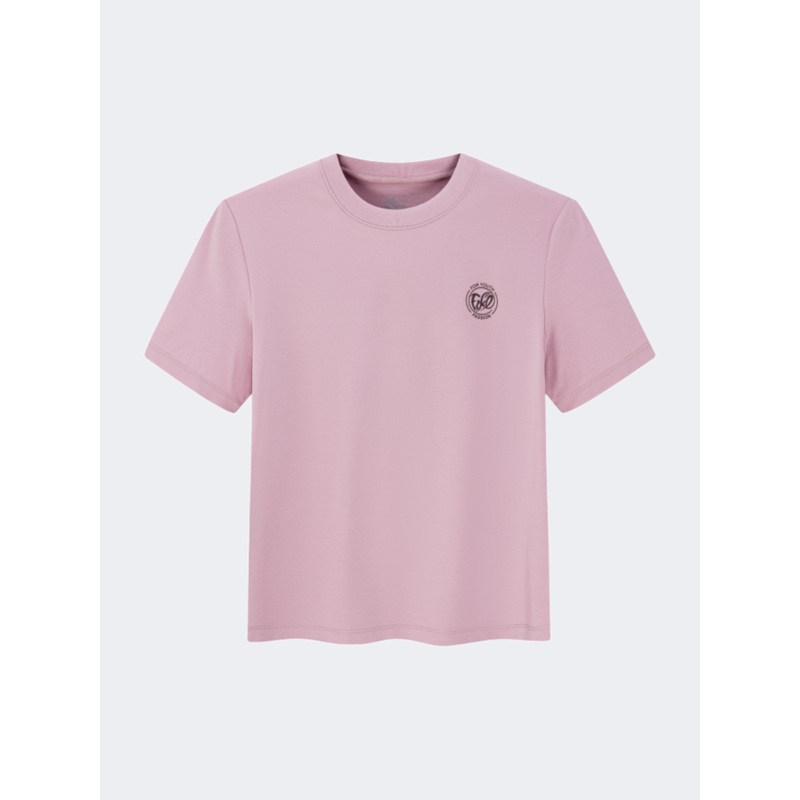 Erke Women Lifestyle T-Shirt Pale Pink