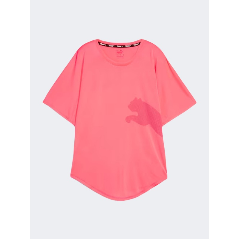 Puma All Day Big Cat Women Training T-Shirt Sunset Glow