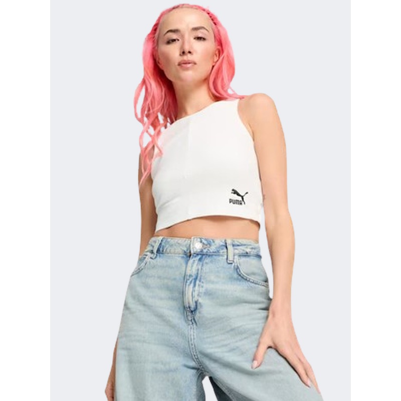 Puma Classics Women Lifestyle T-Shirt White