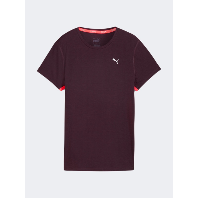 Puma Run Favorites Velocity Women Running T-Shirt Midnight Plum