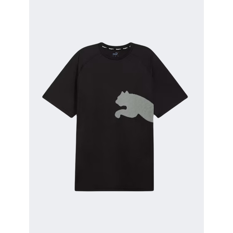 Puma Train All Day Big Cat Men Training T-Shirt Black