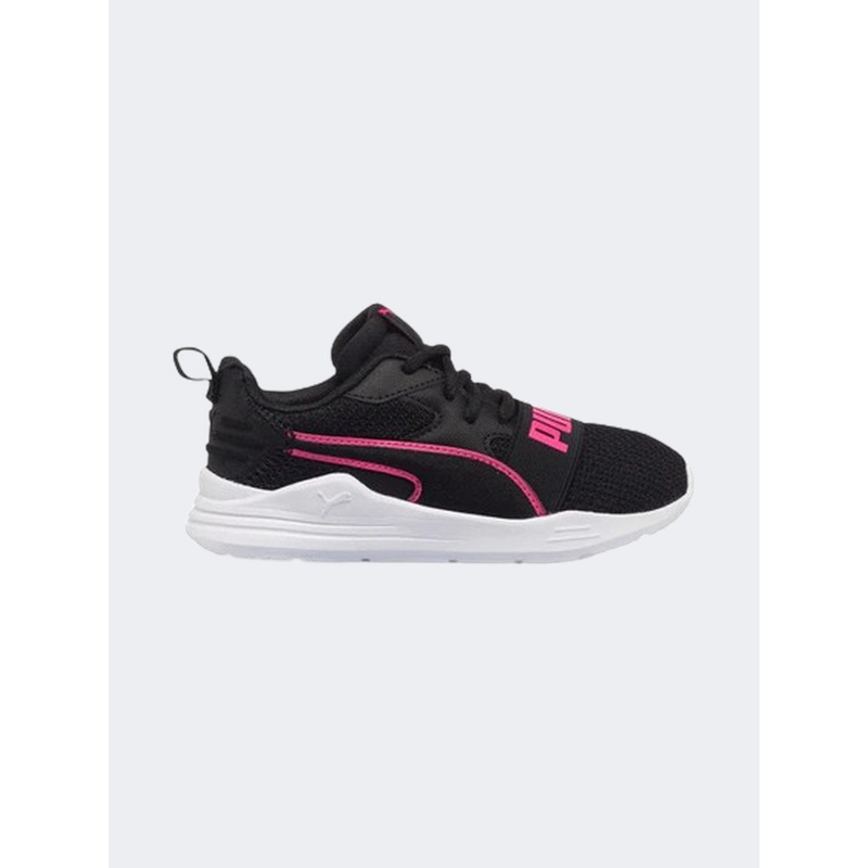 Puma Wired Run Pure Ps-Girls Running Shoes Black/Pink