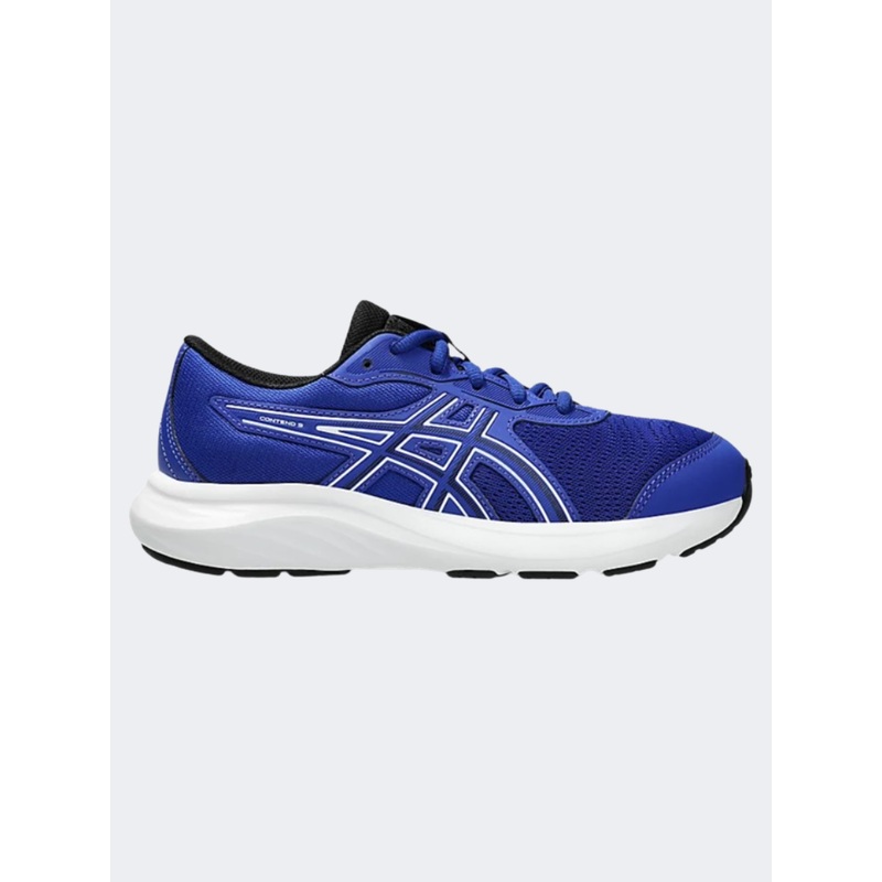 Asics Contend 9 Gs-Boys Running Shoes True Blue/White