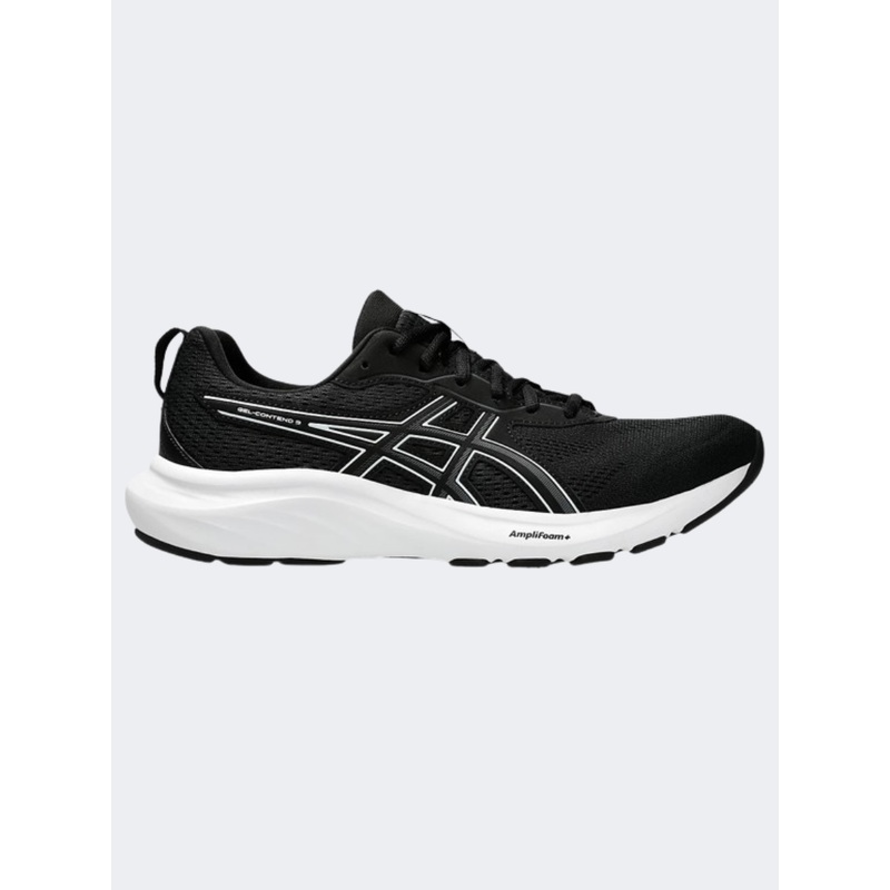 Asics Gel Contend 9 Men Running Shoes Black/White