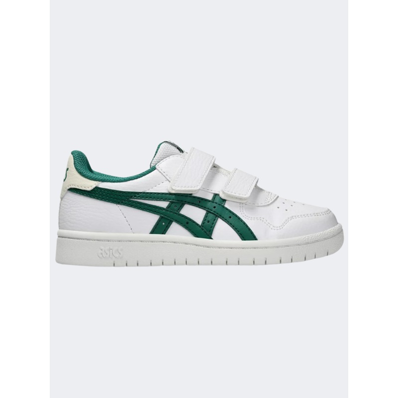 Asics Japan S Ps-Boys Lifestyle Shoes White/Jasper Green