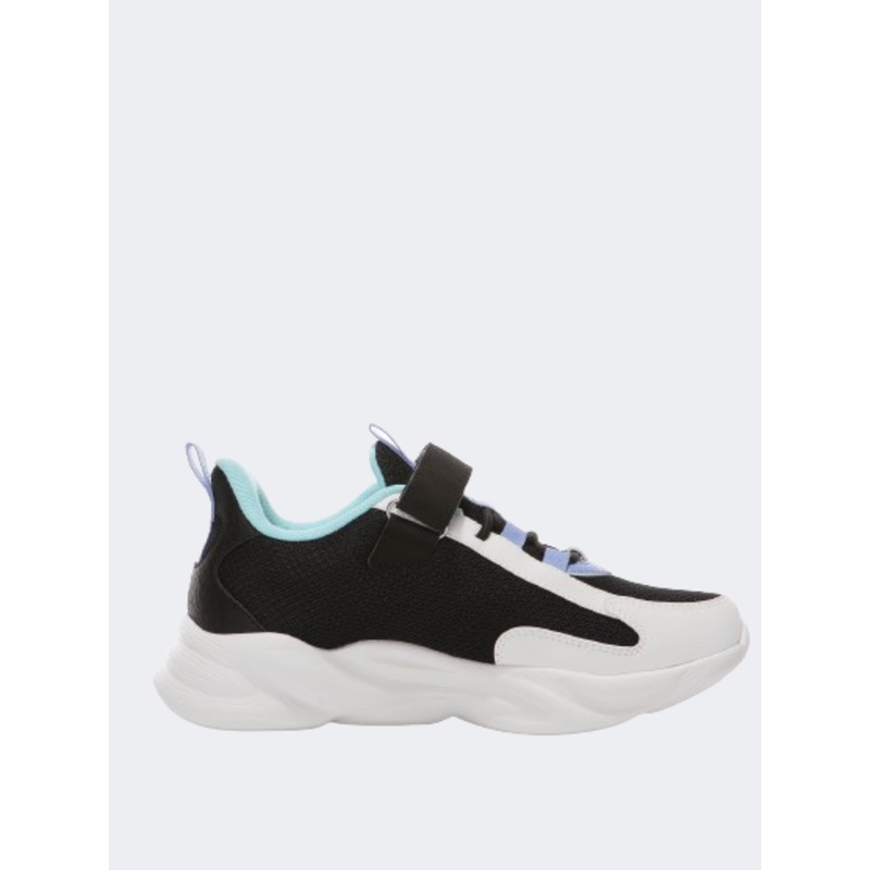 Erke Casual Gs-Girls Lifestyle Shoes Black/White