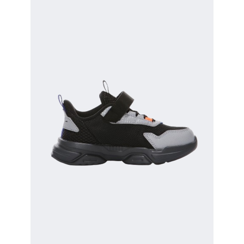 Erke Casual Ps-Boys Lifestyle Shoes Black/Silver