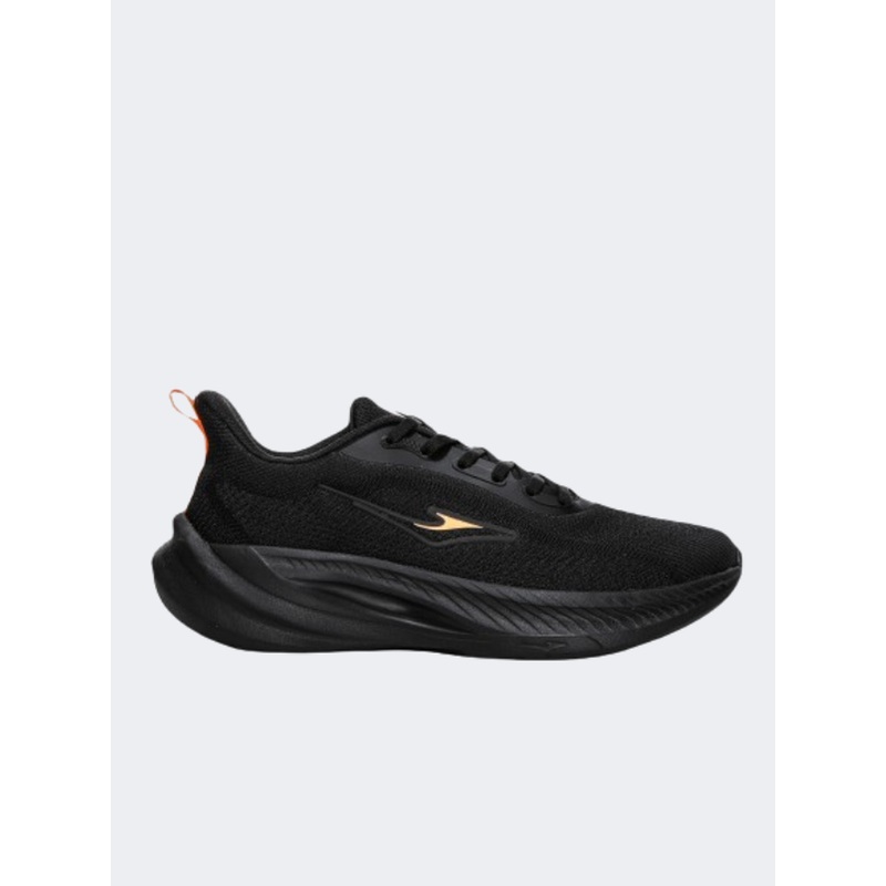 Erke Cushioning Men Running Shoes Black/Orange