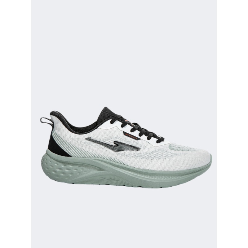 Erke Cushioning Men Running Shoes Light White/Black