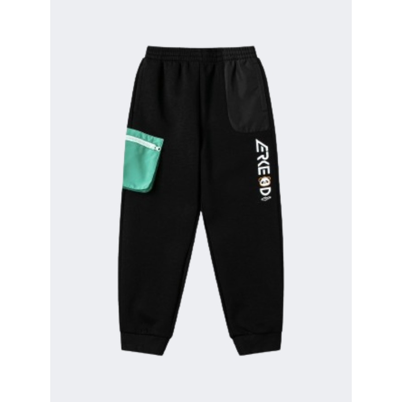Erke Knitted Little-Boys Lifestyle Pant Black