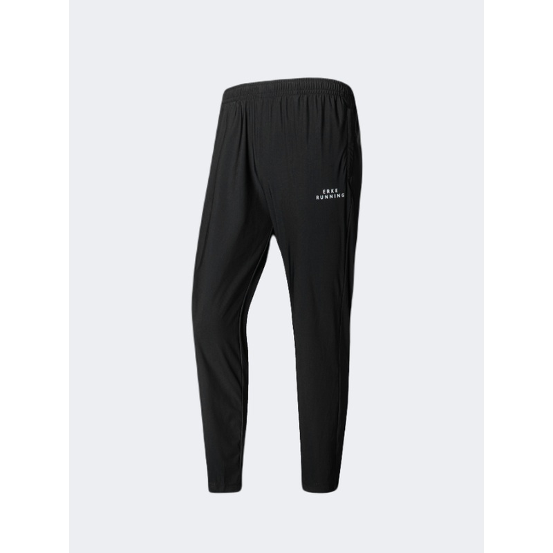 Erke Knitted Men Running Pant Black