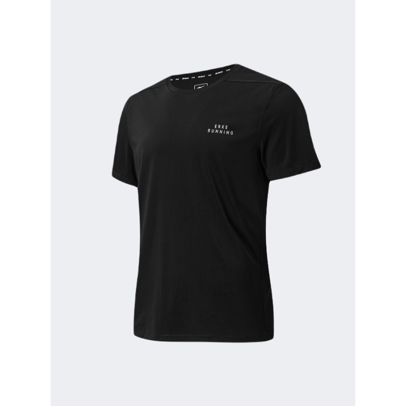 Erke  Men Running T-Shirt Black