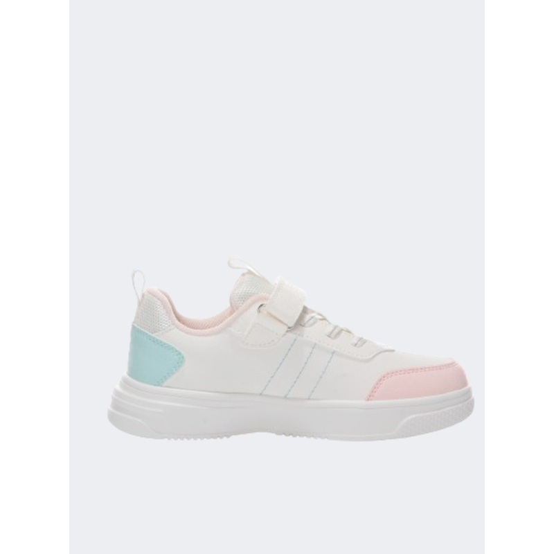 Erke Skateboard Gs-Girls Lifestyle Shoes White/Pink