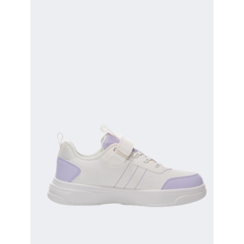 Erke Skateboard Gs-Girls Lifestyle Shoes White/Thistle