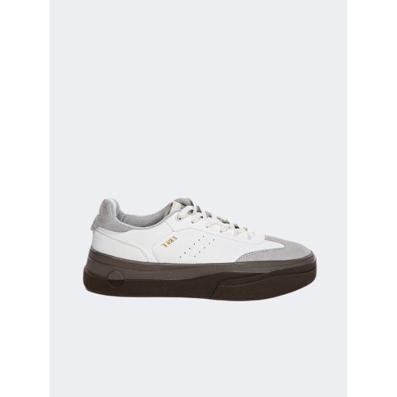 Erke Skateboard Women Lifestyle Shoes Light White/Grey