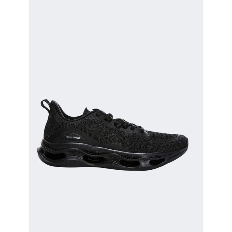 Erke Stability Men Running Shoes Black/Silver