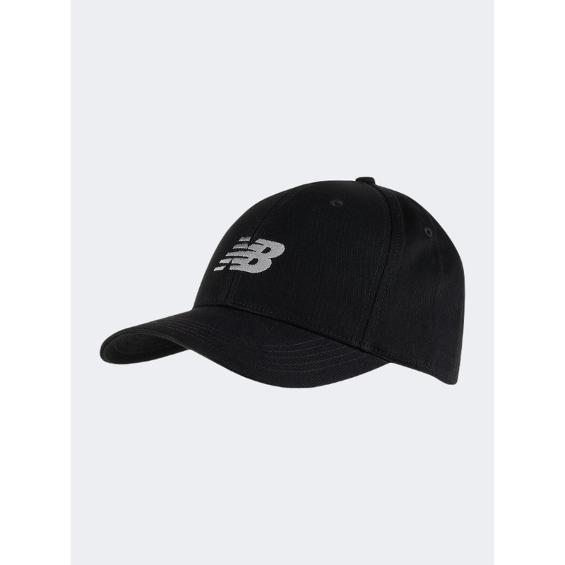 New Balance 6 Panel Structured Unisex Lifestyle Cap Black