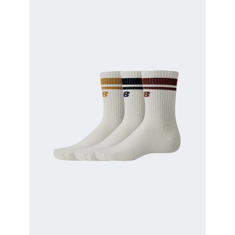 New Balance Essential Line Midcalf Unisex Lifestyle Sock Sea Salt