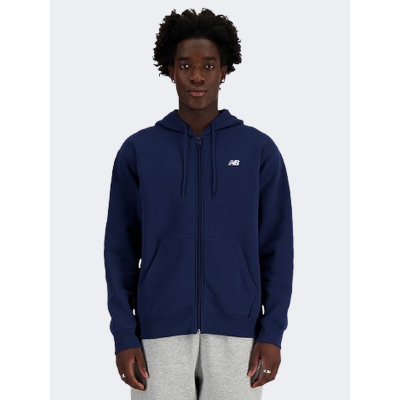 New Balance Essential Logo Men Lifestyle Hoody Navy