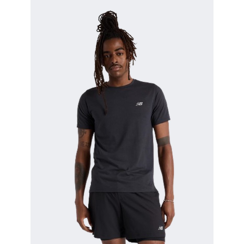 New Balance Lightweight Jersey Men Performanc T-Shirt Black