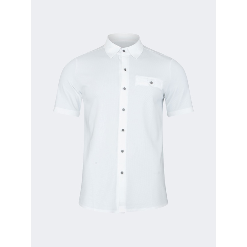 Oil And Gaz Basic Men Lifestyle T-Shirt White