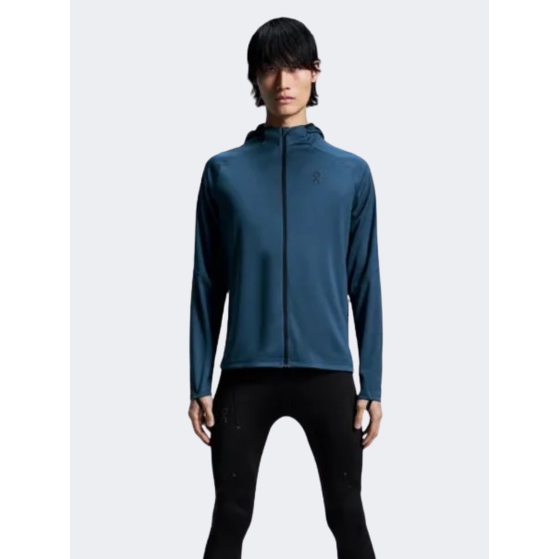 On Climate Men Running Hoody Denim