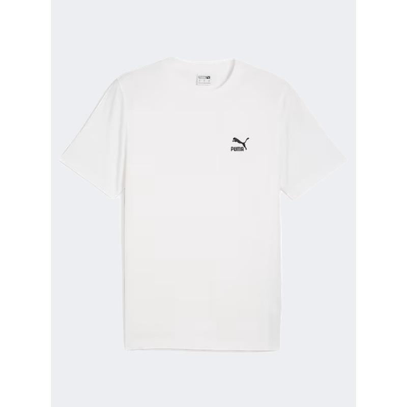 Puma Classics Small Logo Men Lifestyle T-Shirt White