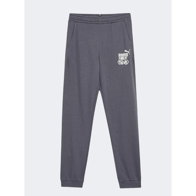 Puma Essential Plus Mid 90S Boys Lifestyle Pant Galactic Grey