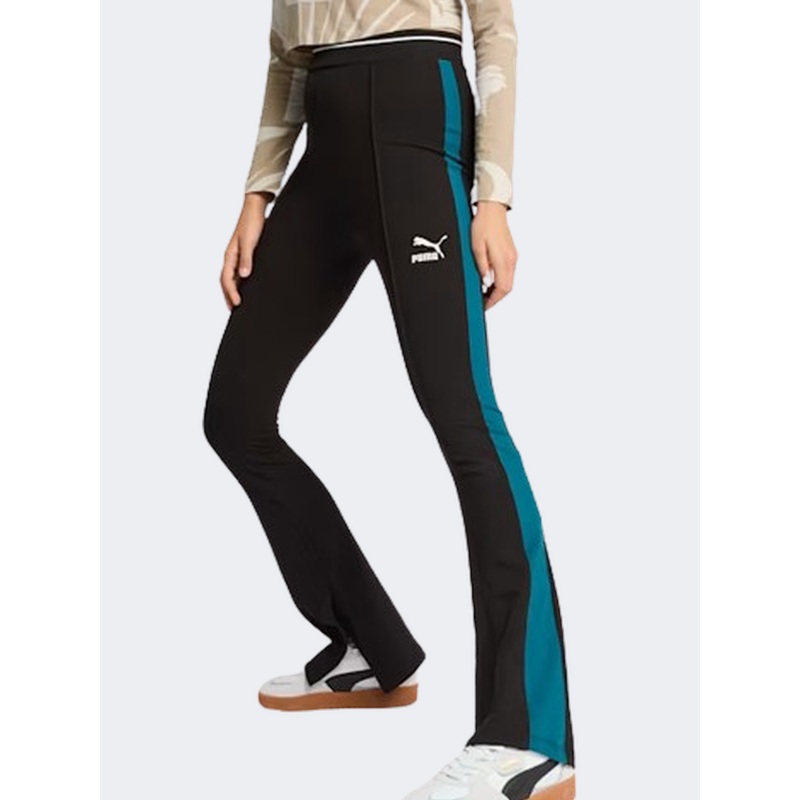 Puma T7 Play Paris Flared Women Lifestyle Tight Black/Blue