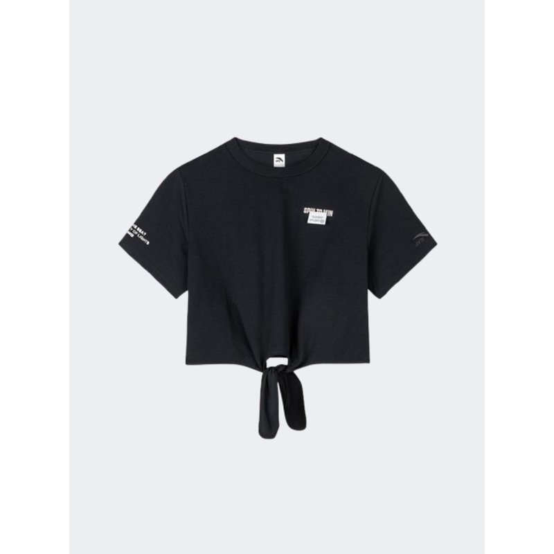 Anta Dance Women Lifestyle T-Shirt Black