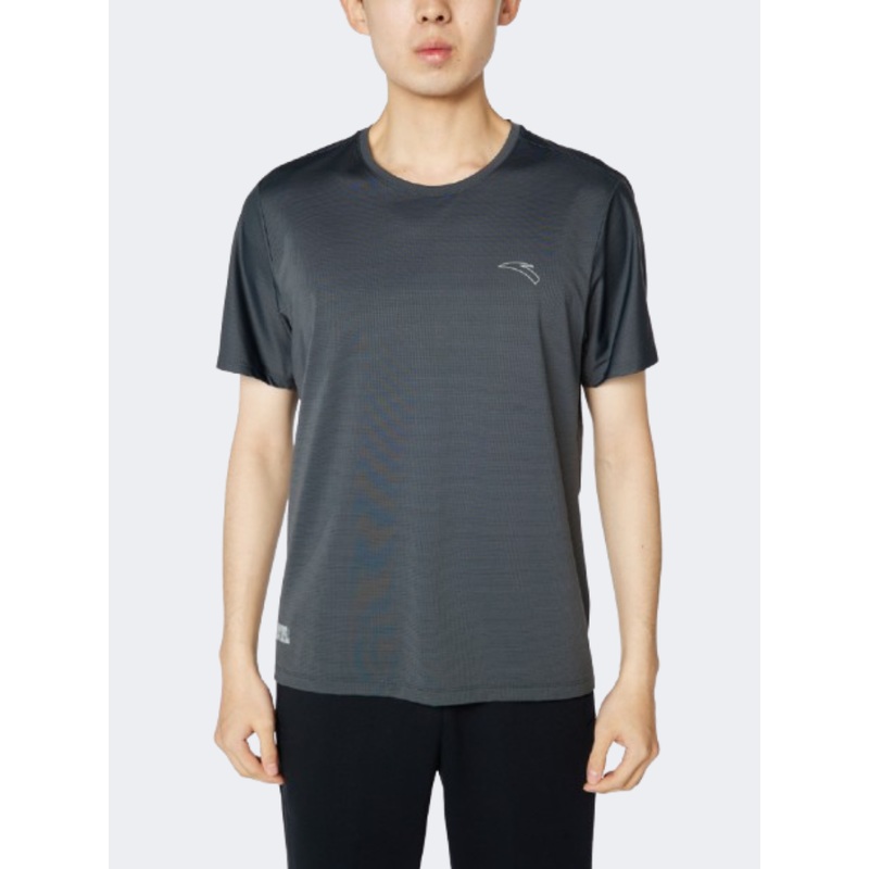 Anta Flow Light Men Running T-Shirt Dark Grey