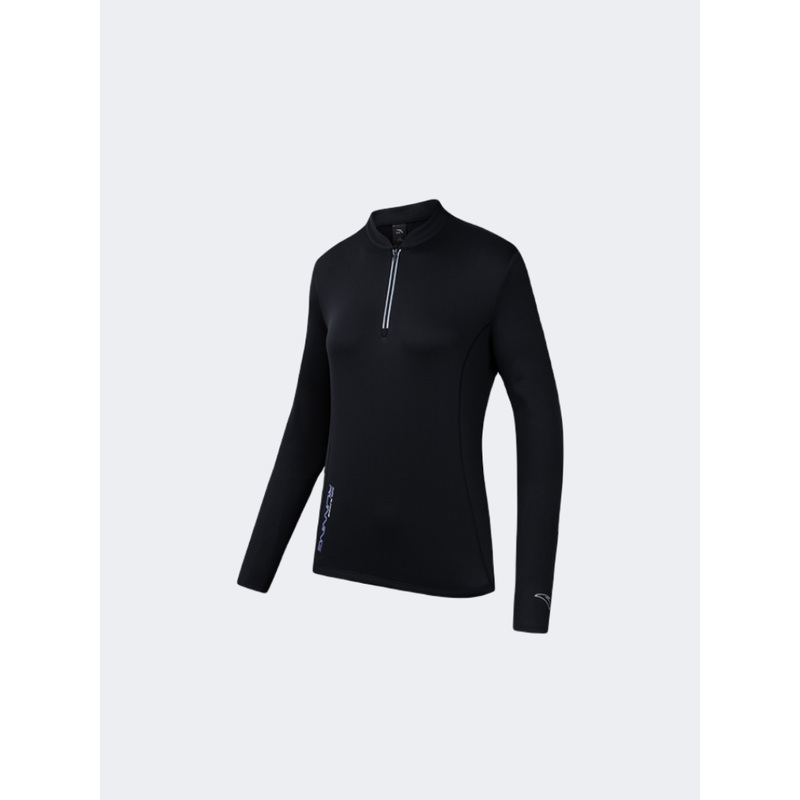 Anta Flow Light Women Running Long Sleeve Black