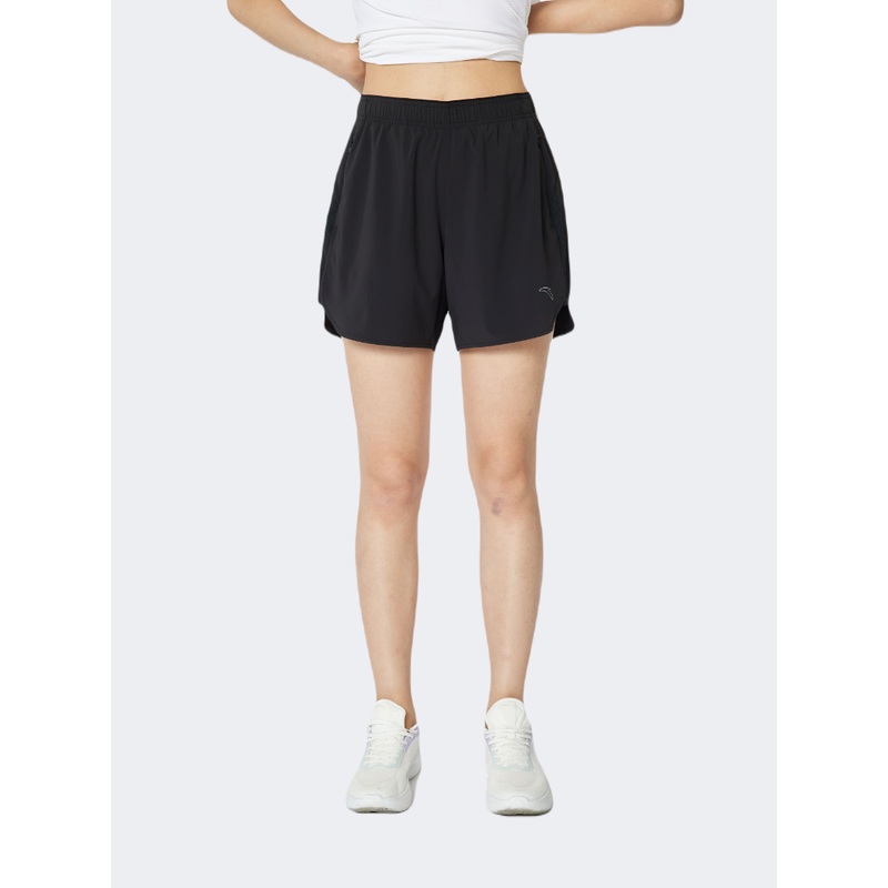 Anta Flow Light Women Running Short Black