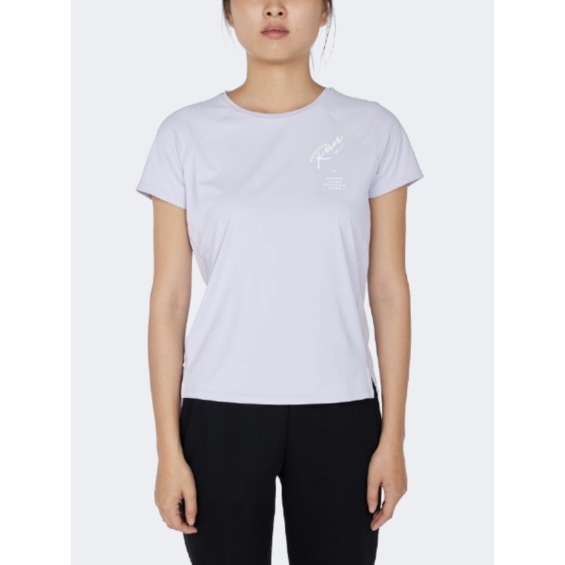 Anta Flow Light Women Running T-Shirt Light Purple