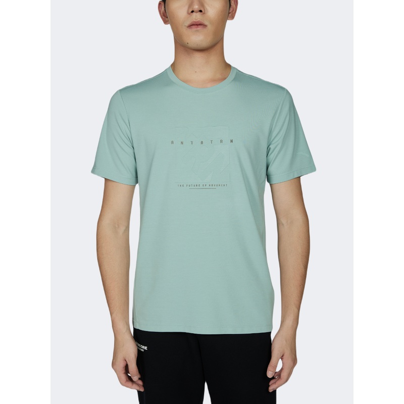 Anta  Men Training T-Shirt Light Green