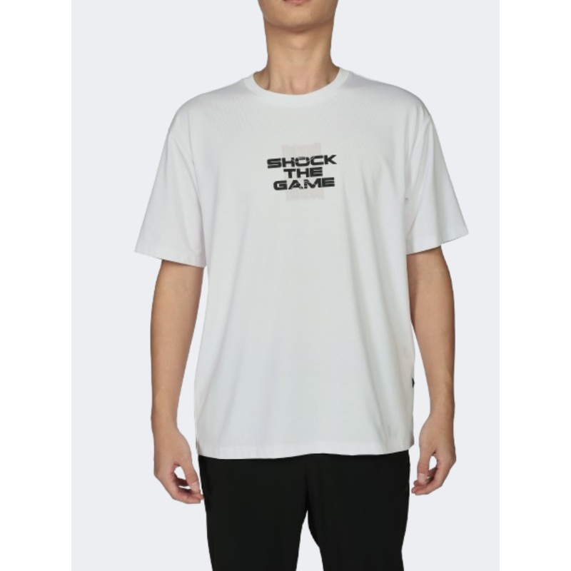 Anta Shock The Game Men Basketball T-Shirt White