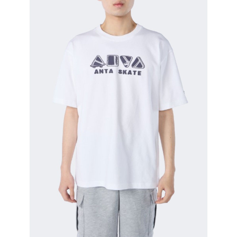 Anta Skate Men Lifestyle T-Shirt White