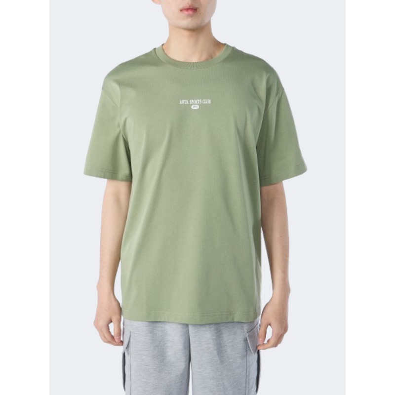 Anta Sports Club Men Lifestyle T-Shirt Green