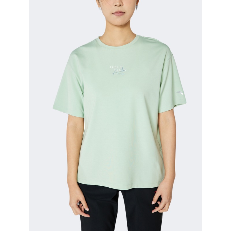 Anta  Women Training T-Shirt Green