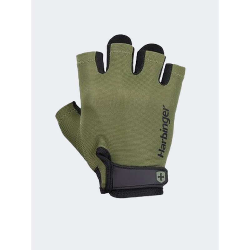 Harbinger Power 2 Unisex Fitness Gloves Olive