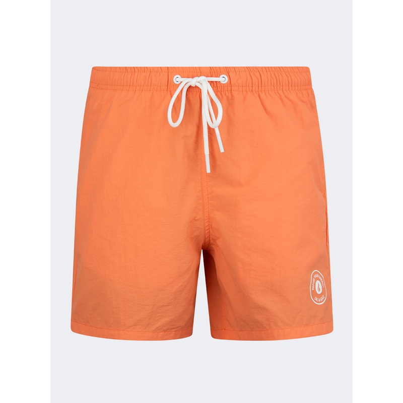 Oil And Gaz Confortable Men Beach Swim Short Orange