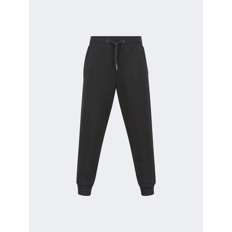 Oil And Gaz Cuffed Kids-Boys Lifestyle Pant Black