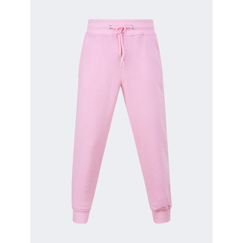 Oil And Gaz Cuffed Kids-Girls Lifestyle Pant Pink