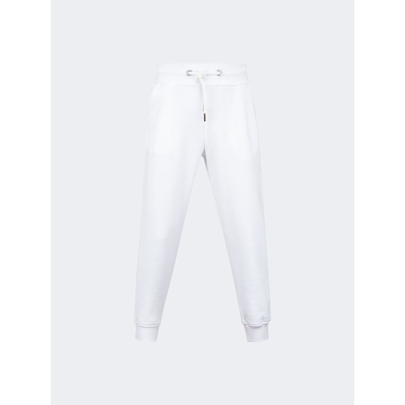 Oil And Gaz Cuffed Kids-Girls Lifestyle Pant White
