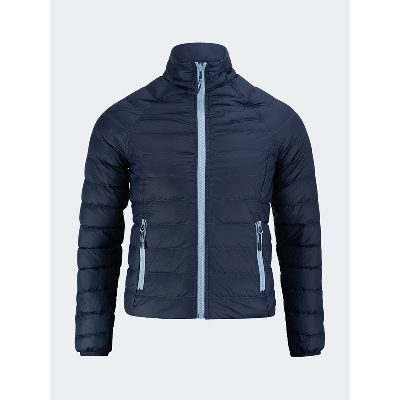 Oil And Gaz Mid Cut Women Lifestyle Jacket Navy/Light Blue
