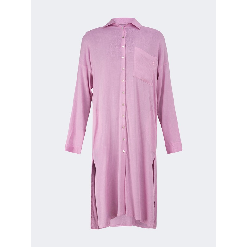 Oil And Gaz Plain Women Lifestyle Dress Pastel Lavender