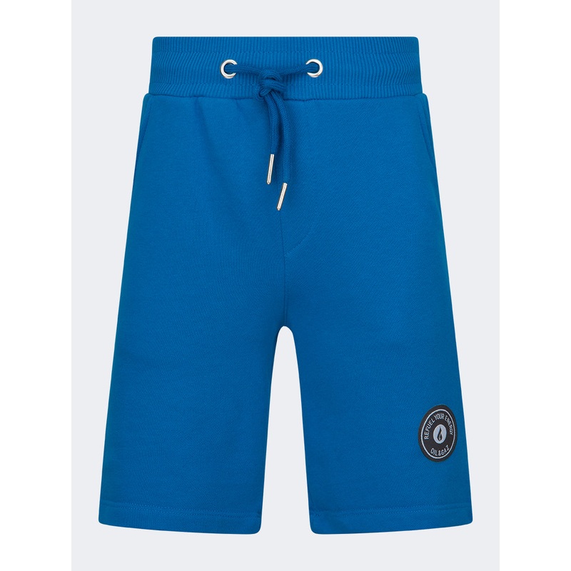 Oil And Gaz Regular Fit Kids-Boys Lifestyle Short Blue